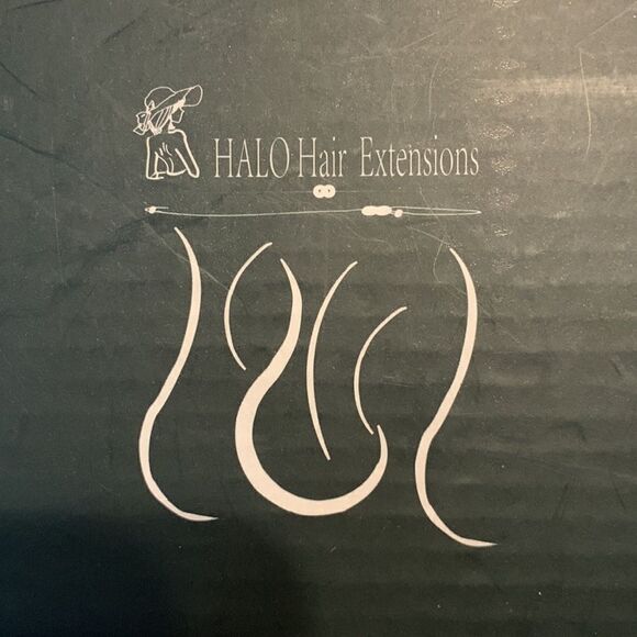 Halo natural black 14" extension w/invisible band w/four clips to hold in place - Picture 6 of 7